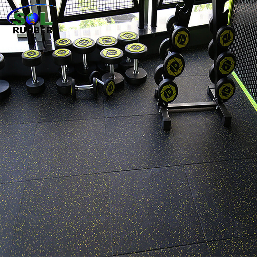 Compound Gym Rubber Flooring Fitness Gym Room Rubber Flooring Mat 