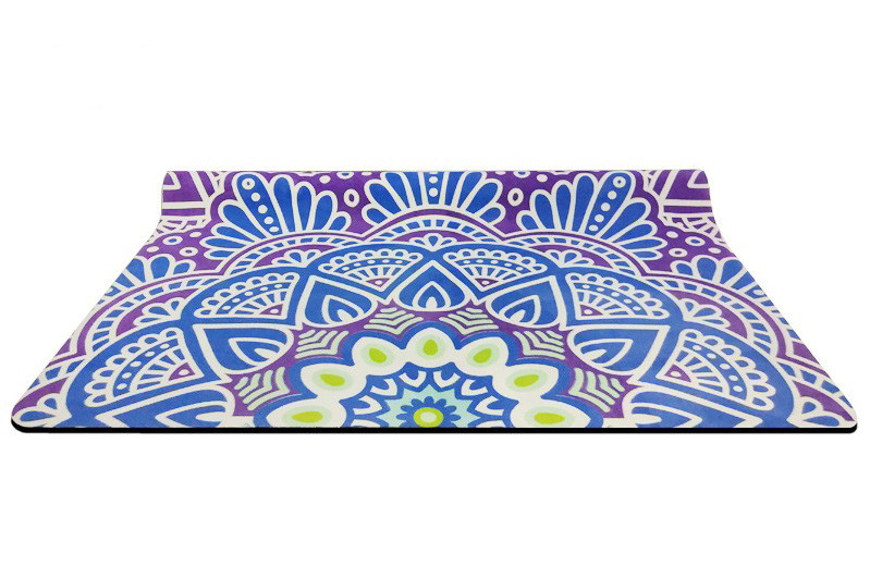 Premium Non-Slip Natural Rubber Suede/Microfiber Yoga Mat