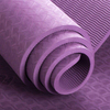 High Quality Single Color TPE Yoga Mat with Laser Position Line