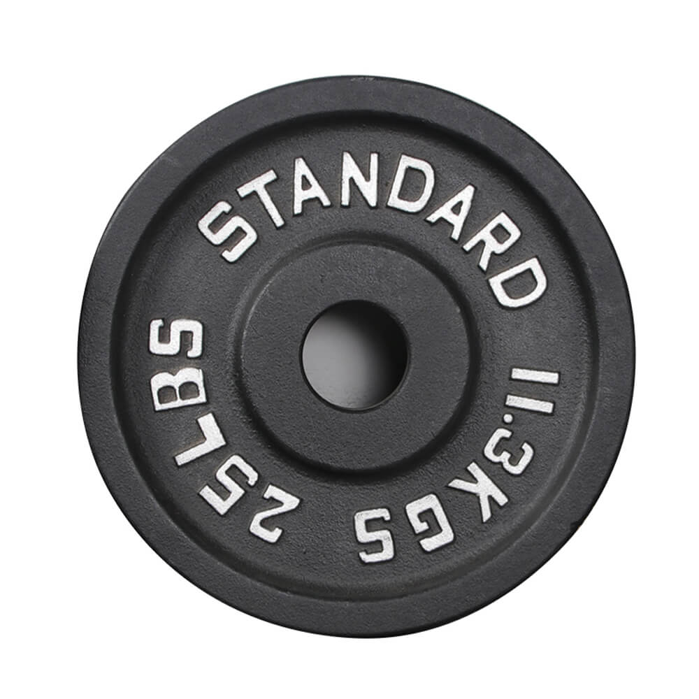 Gym Fitness Olympic Barbell Cast Iron Bumper Weight Plate