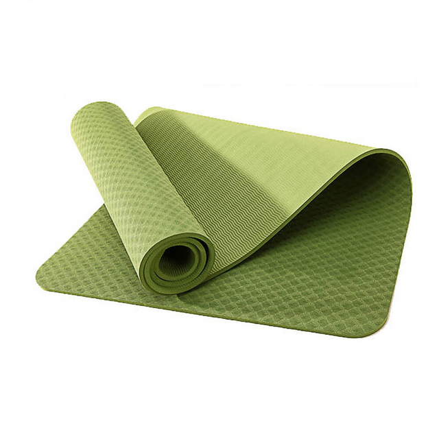 8mm Single-layer Non Slip Exercise Eco Friendly TPE Yoga Mat