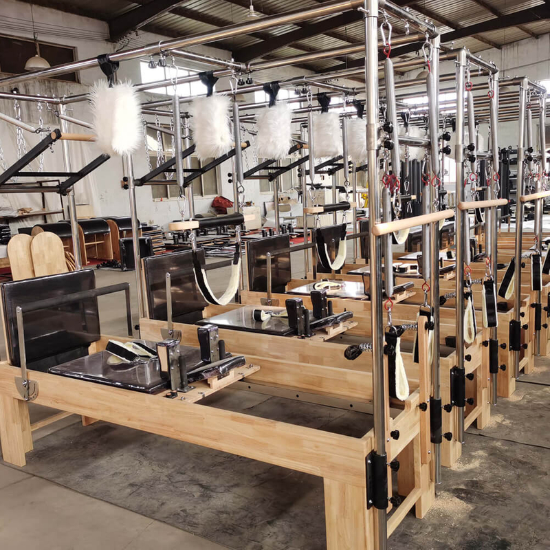 New Hot Sell pilates reformer portable Cadillac Equipment Gym price pilates White Oak Maple Pilates Core Five-Piece Sets