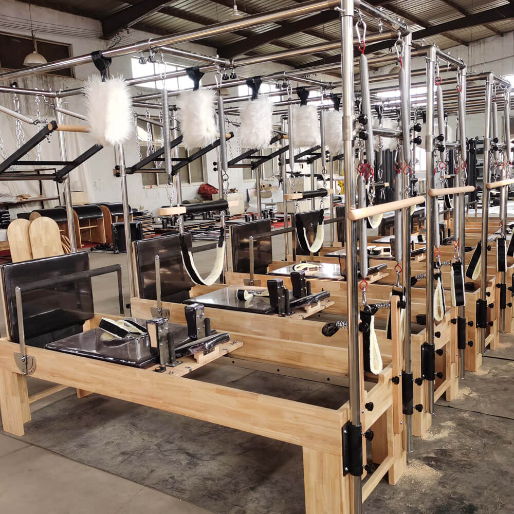 New Hot Sell pilates reformer portable Cadillac Equipment Gym price pilates White Oak Maple Pilates Core Five-Piece Sets