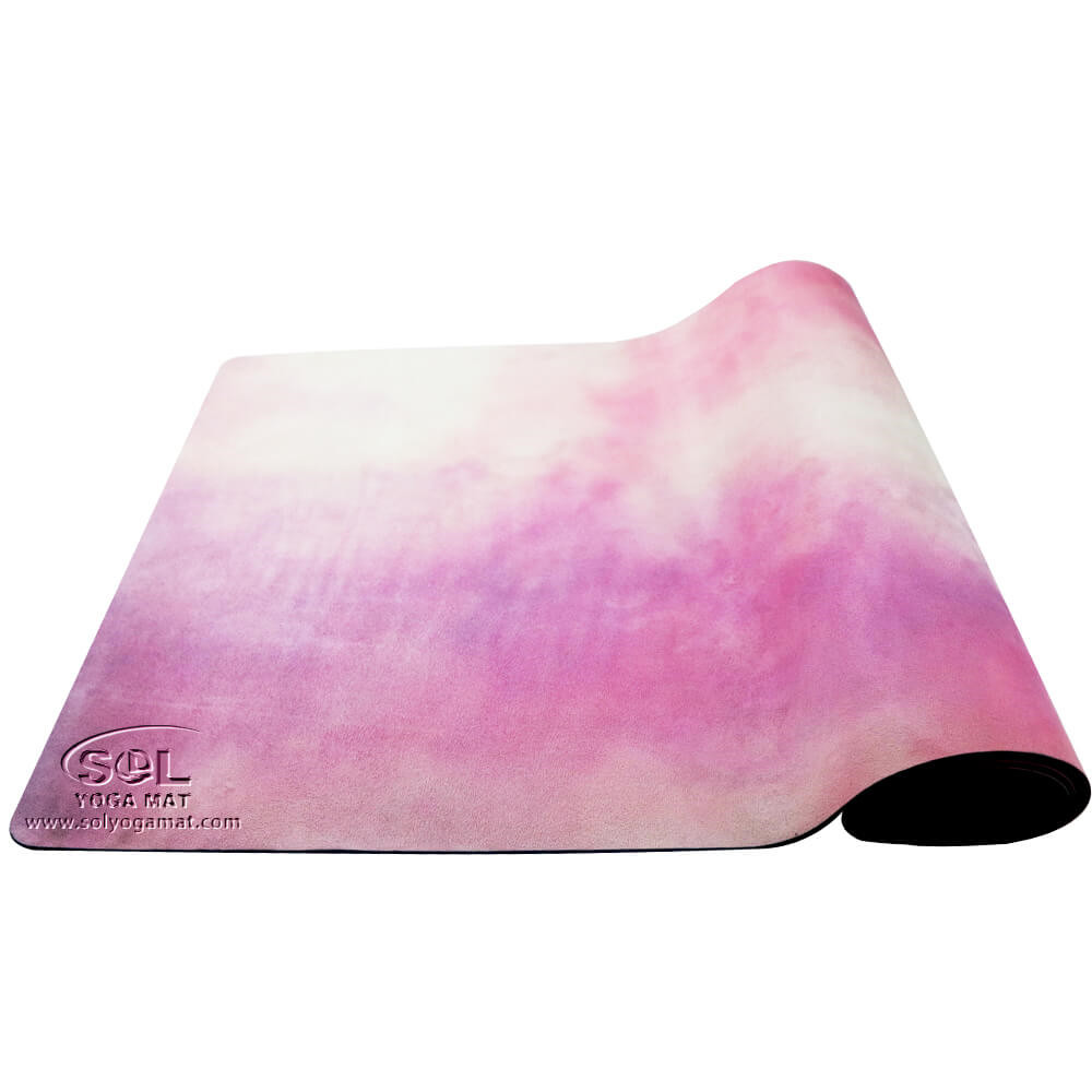 Premium Non-Slip Natural Rubber Suede/Microfiber Yoga Mat