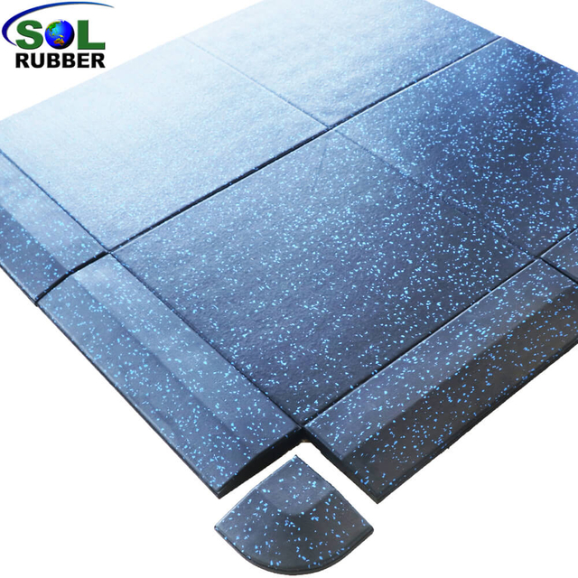 20mm Laminated Fitness Interlocking Rubber Gym Flooring Mat