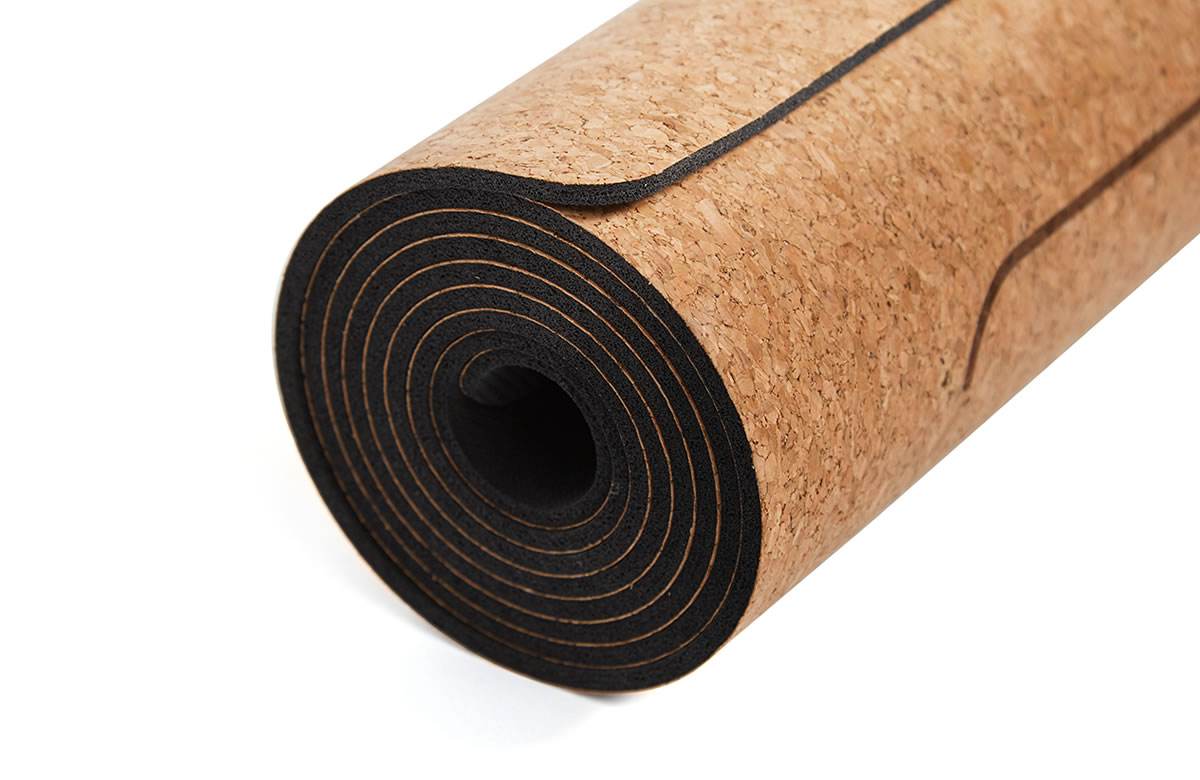 Eco-friendly Cork Natural Rubber Yoga Mat