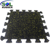 5mm Fitness Interlocking Rubber Flooring Mat for Gym