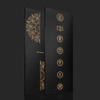 New Fashion Black Rubber Black TPE Mat PU Yoga Mat for Pilates