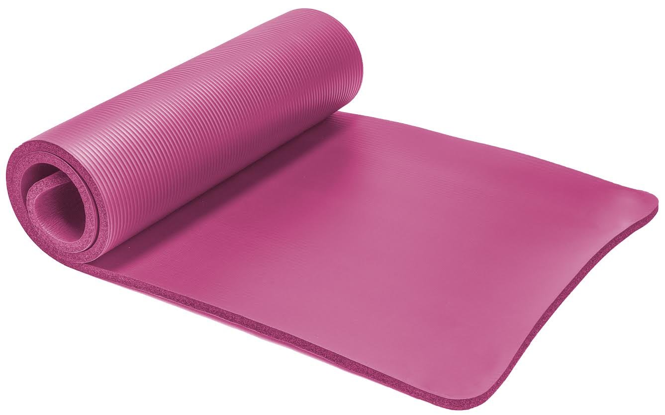 1/2-Inch Extra Thick High Density Anti-Tear Exercise NBR Yoga Mat