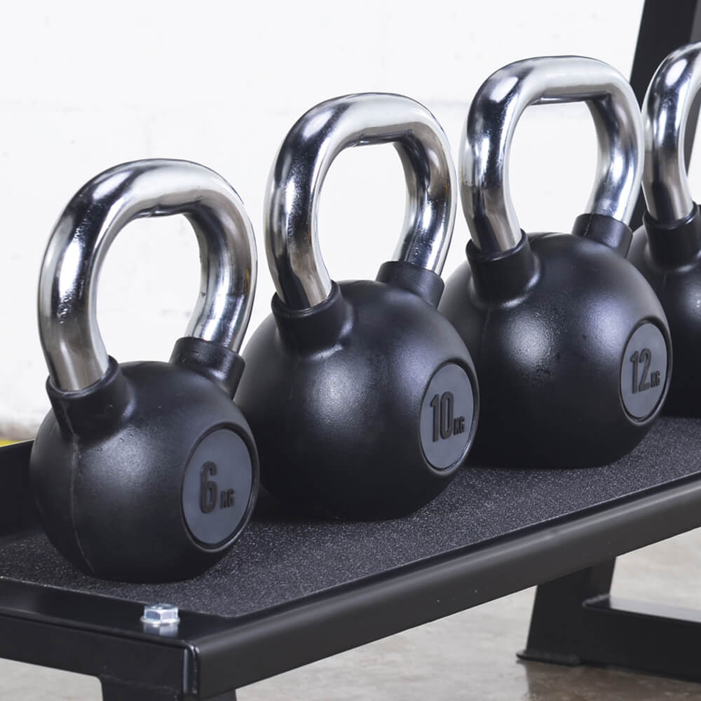 Commercial And Home Gym Room Fitness New Rubber Kettlebell