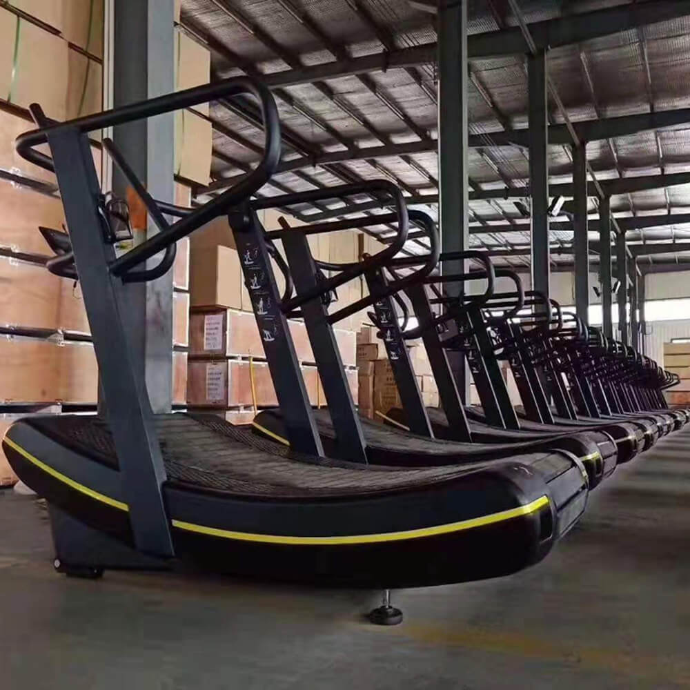 Multi-function Gym Fitness Equipment Running Machine Curved Treadmill