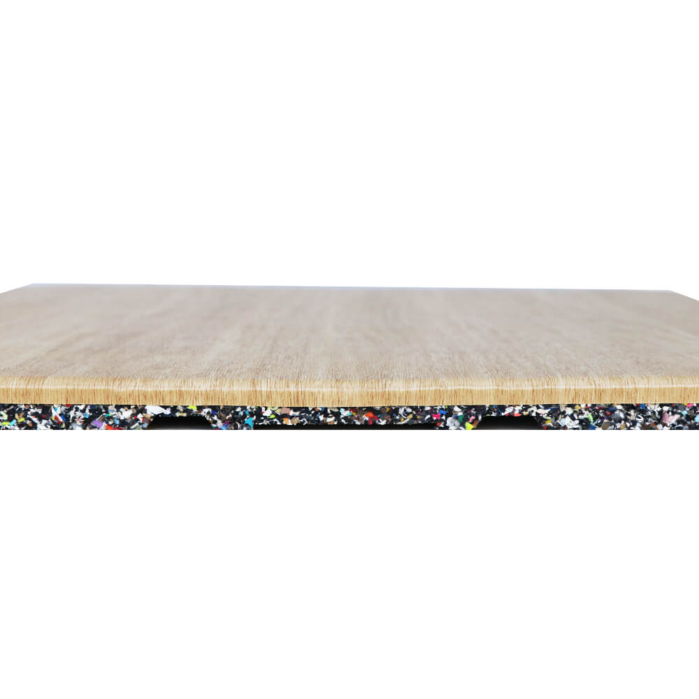 wood grain rubber gym flooring tiles (25)