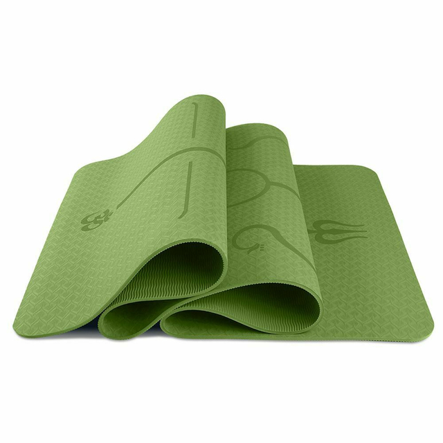 6mm Wholesale High Resilience Single Layer Pilates TPE Yoga Mat