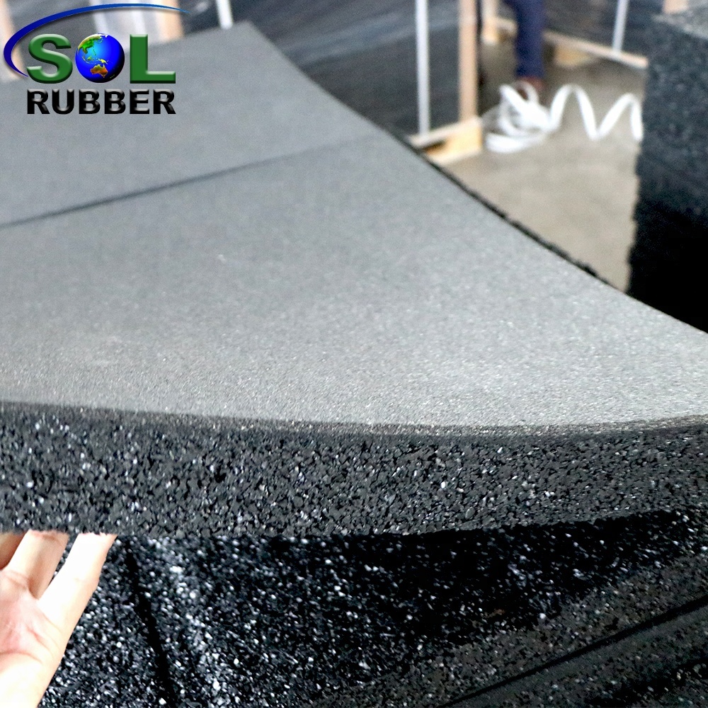 Heavy Duty High Density Rubber Platform Tile 1mx1mx50mm