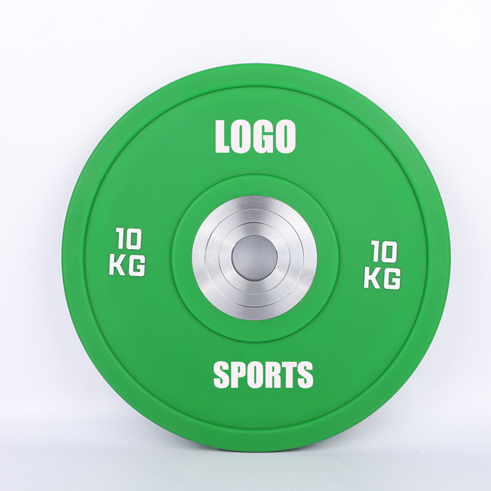CPU Materials Gym Fitness Olympic Barbell Polyurethane Bumper Weight Plate
