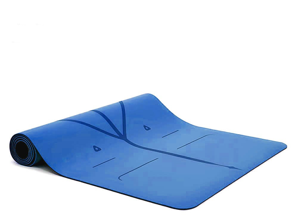 5mm Luxury PU Material with Natural Rubber Yoga Mat with Strap
