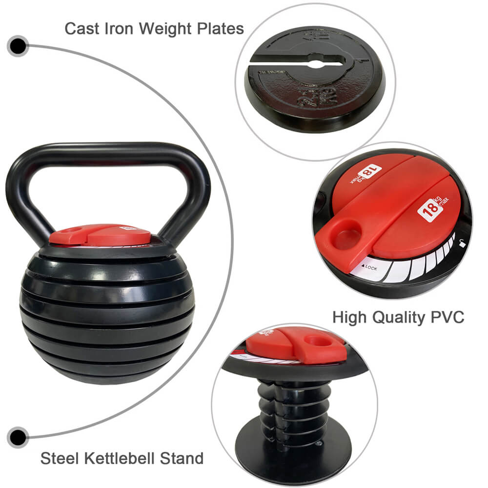 New Kind Gym Fitness Adjustable Kettlebell
