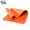 High Quality Single Color TPE Yoga Mat with Laser Position Line